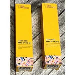 2 Good molecules Yerba Mate Wake Up Eye Gel .5oz 15 mlEach